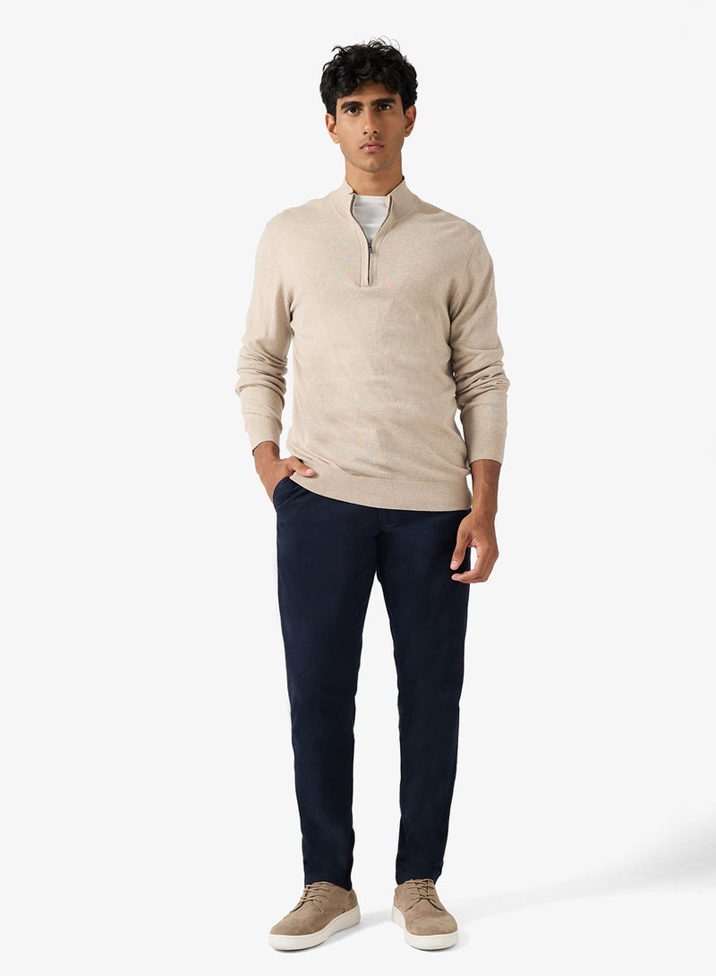 Robert Wood Slim Fit Formal Chinos - Image 2